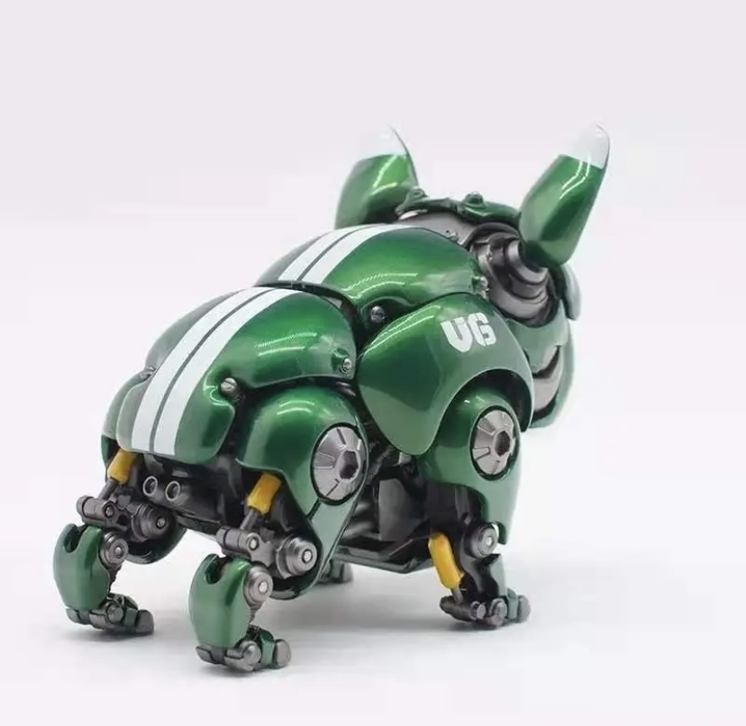 Mechanical bulldog ornaments