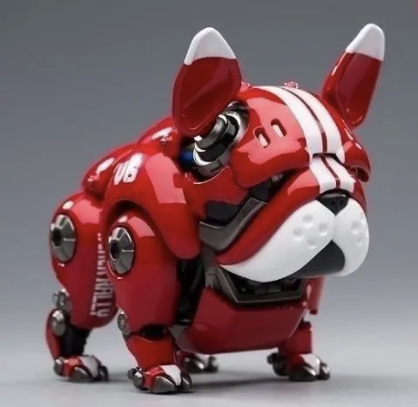 Mechanical bulldog ornaments