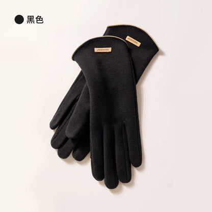 Women's Autumn and Winter Warm Cashmere Gloves