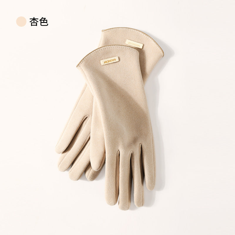 Women's Autumn and Winter Warm Cashmere Gloves