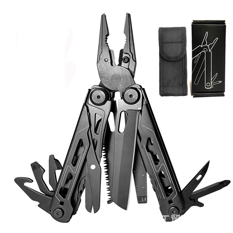 Multi-tool pliers 16-in-1 outdoor stainless steel folding pliers Camping tactics are mostly with pliers