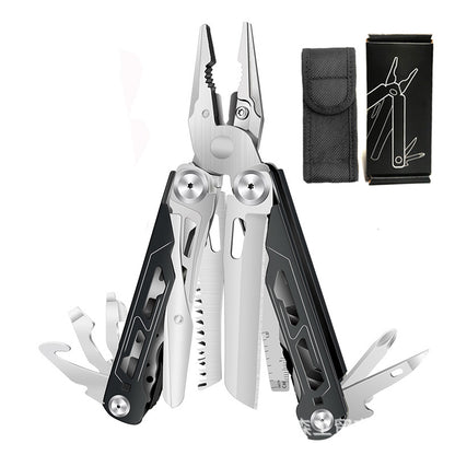 Multi-tool pliers 16-in-1 outdoor stainless steel folding pliers Camping tactics are mostly with pliers